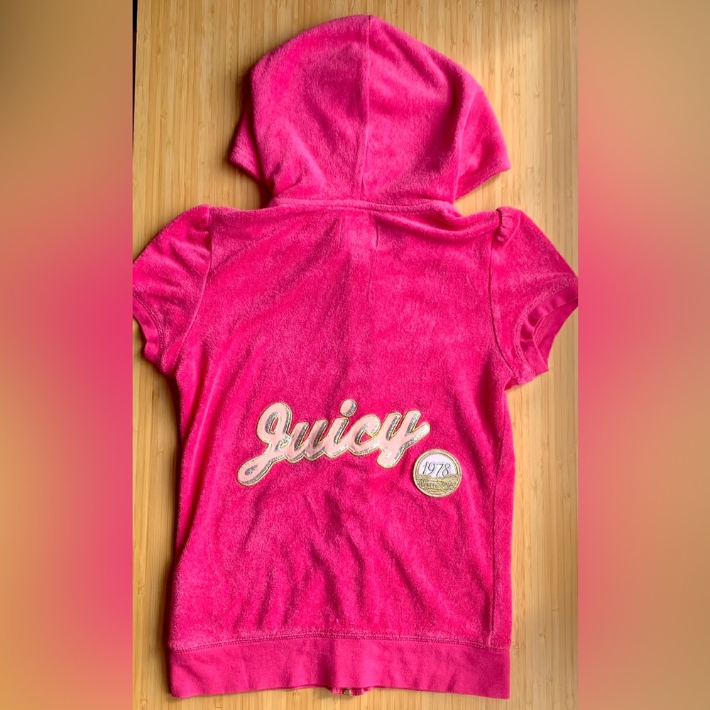 Juicy Couture - Short Sleeve Zip Up Hoodie